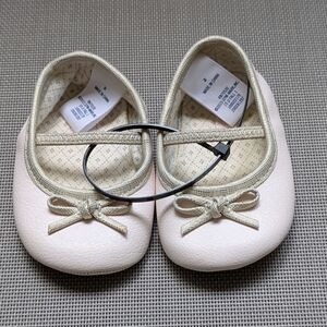 Janie & Jack Soft Pink Crib Shoes ~ Sz 2